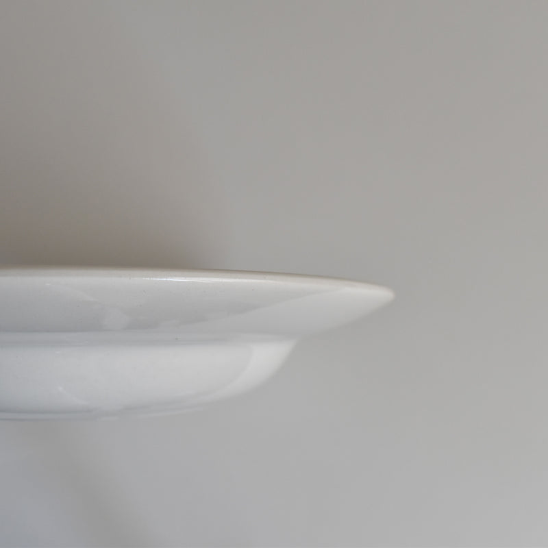 Vintage Deep Plate, Digoin & Sarreguemines, White A