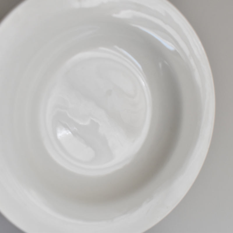 Vintage Deep Plate, Digoin & Sarreguemines, White A