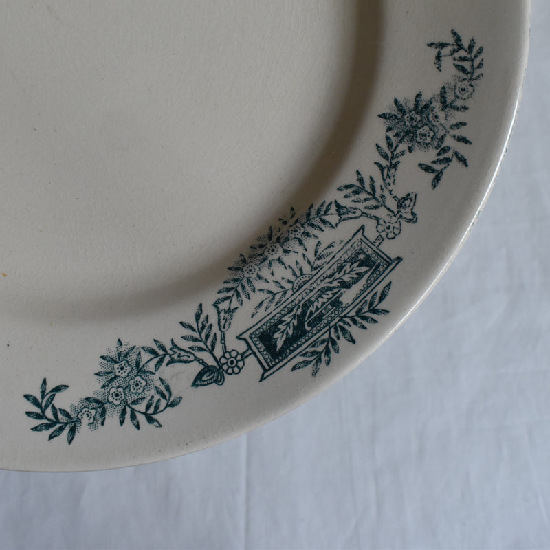 Antique Plate Longchamp Lutece