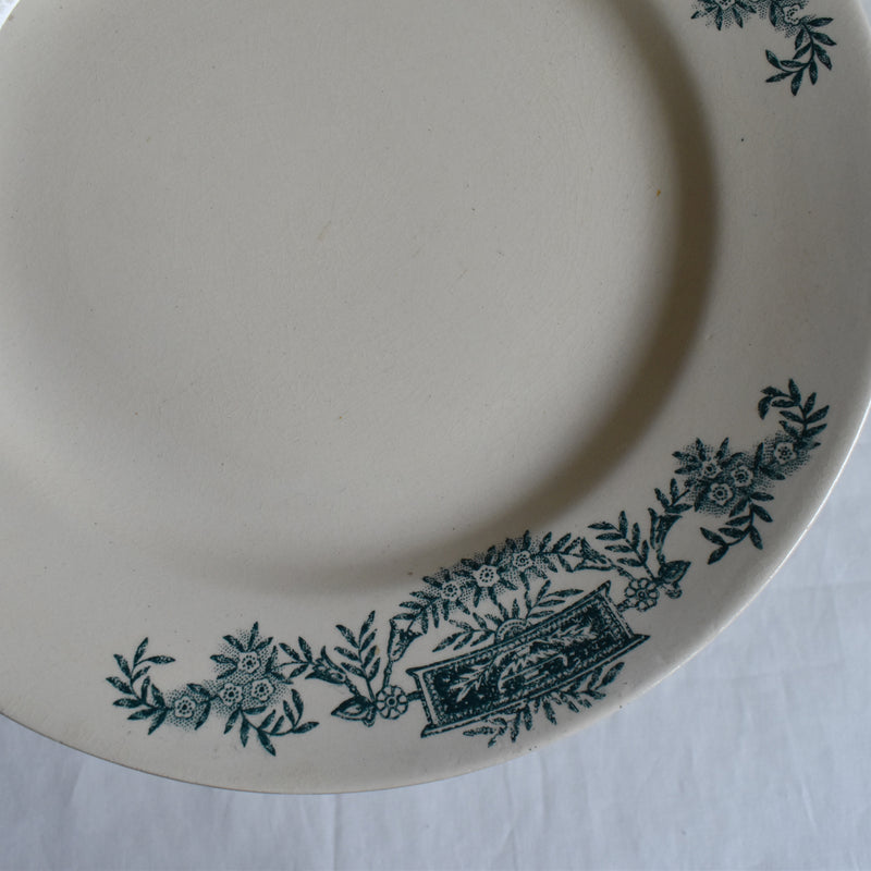 Antique Plate Longchamp Lutece