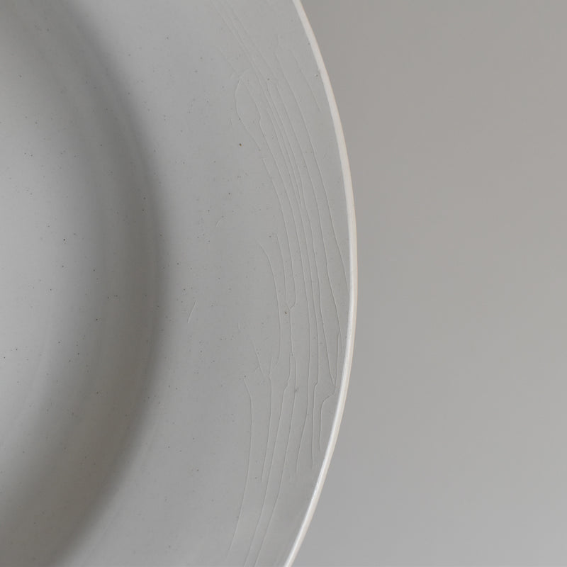 Vintage Deep Plate, Digoin & Sarreguemines, White A