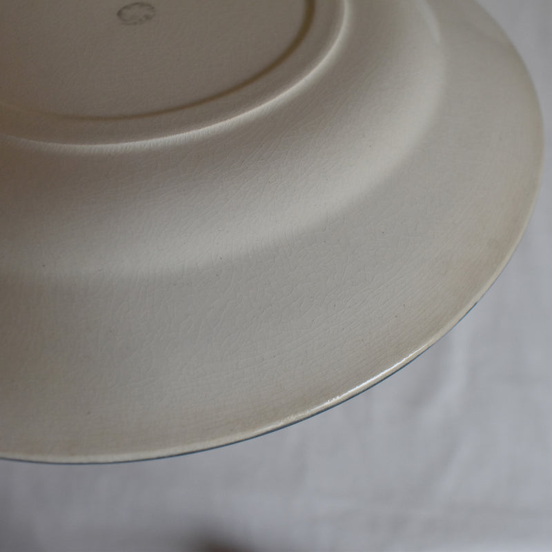 Antique dessert plate Sarreguemines Musset B