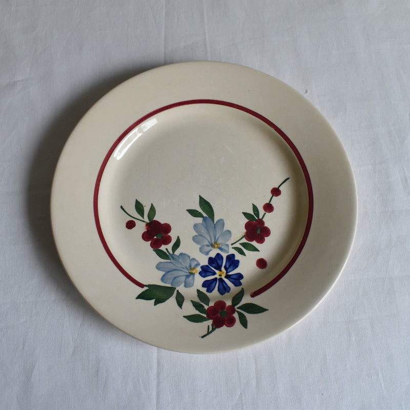 Vintage Plate Digoin & Sarreguemines Champfleury