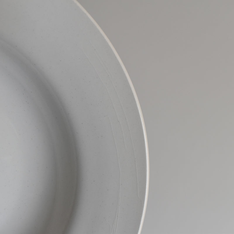 Vintage Deep Plate, Digoin & Sarreguemines, White A