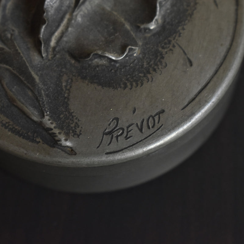 Antique Pewter Box Prévot