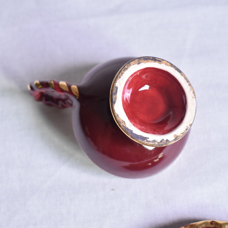 ア.ドラサンヴァル A.Dressinval ミニカップ＆ソーサー  レッド