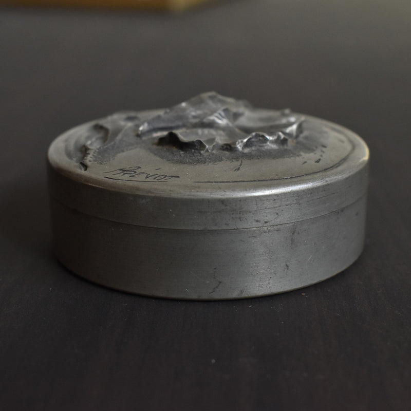 Antique Pewter Box Prévot