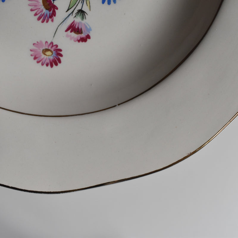 Vintage Deep Plate Digoin & Sarreguemines Christine D
