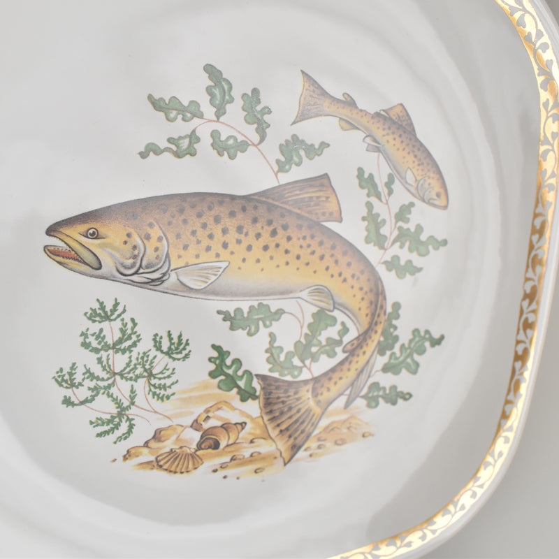 Vintage Plate: Longchamp Poisson Truite (Trout)