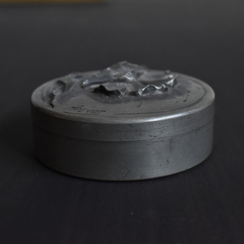 Antique Pewter Box Prévot