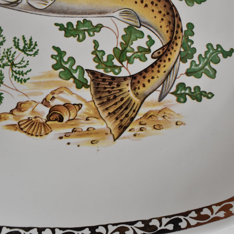 Vintage Plate: Longchamp Poisson Truite (Trout)