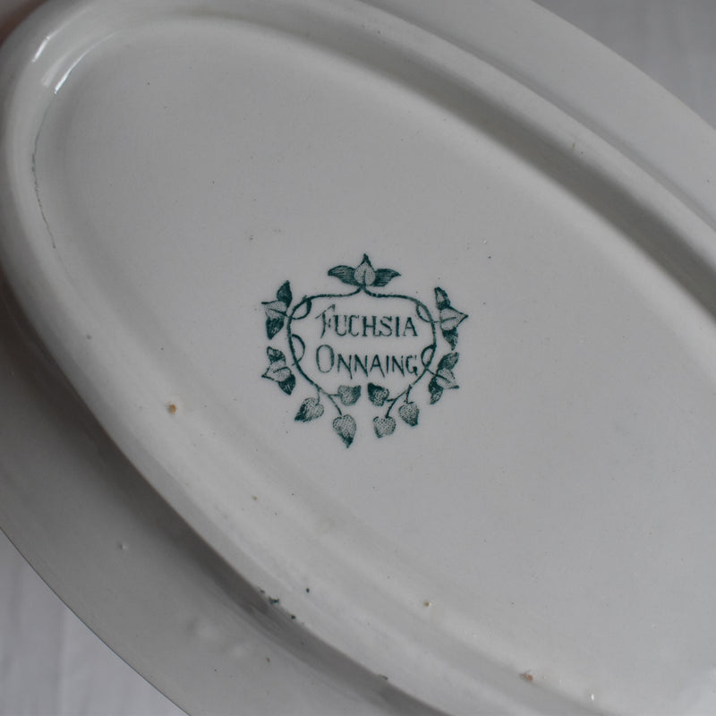 Antique Raviers Onna Pottery Fuschia