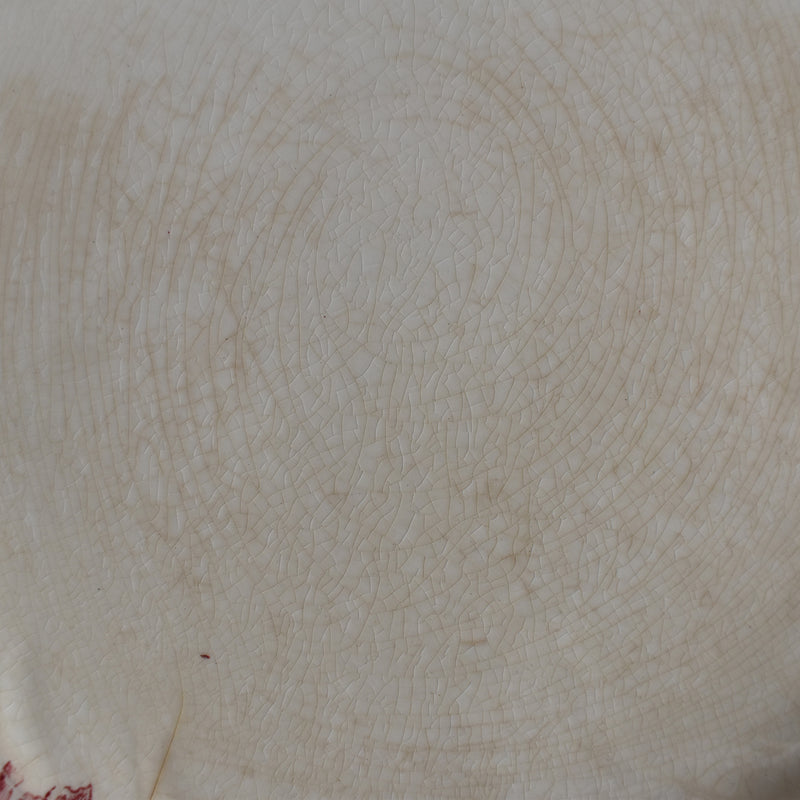 Antique Plate Longwy Carmen H