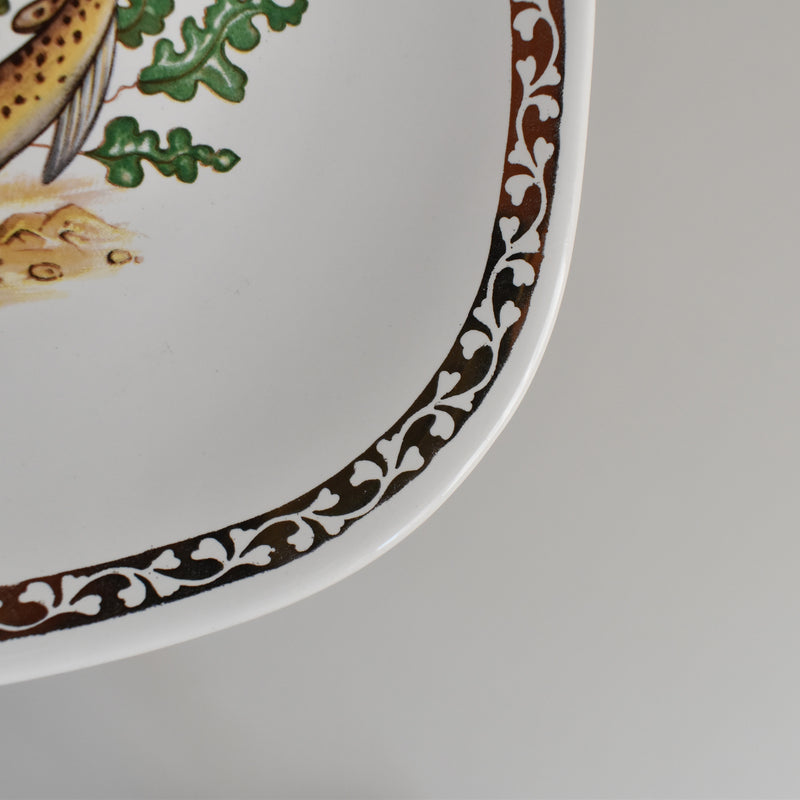 Vintage Plate: Longchamp Poisson Truite (Trout)