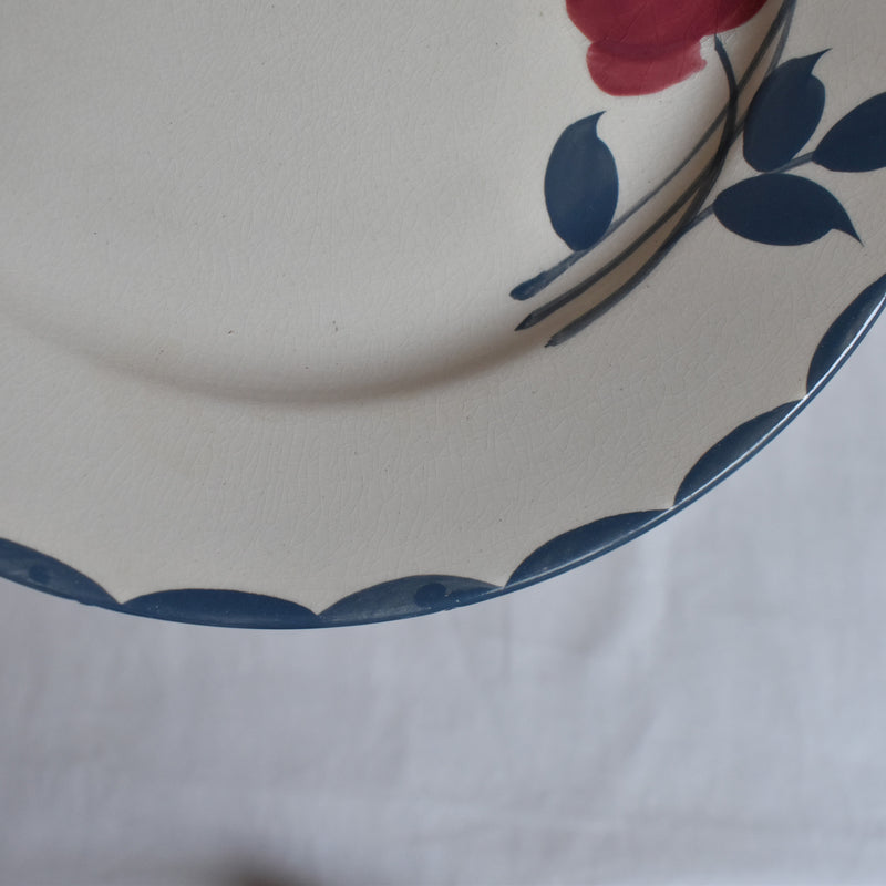 Antique dessert plate Sarreguemines Musset B