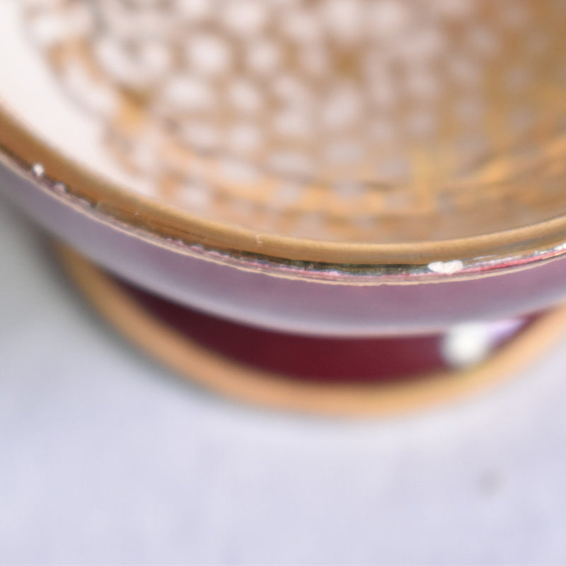 ア.ドラサンヴァル A.Dressinval ミニカップ＆ソーサー  レッド