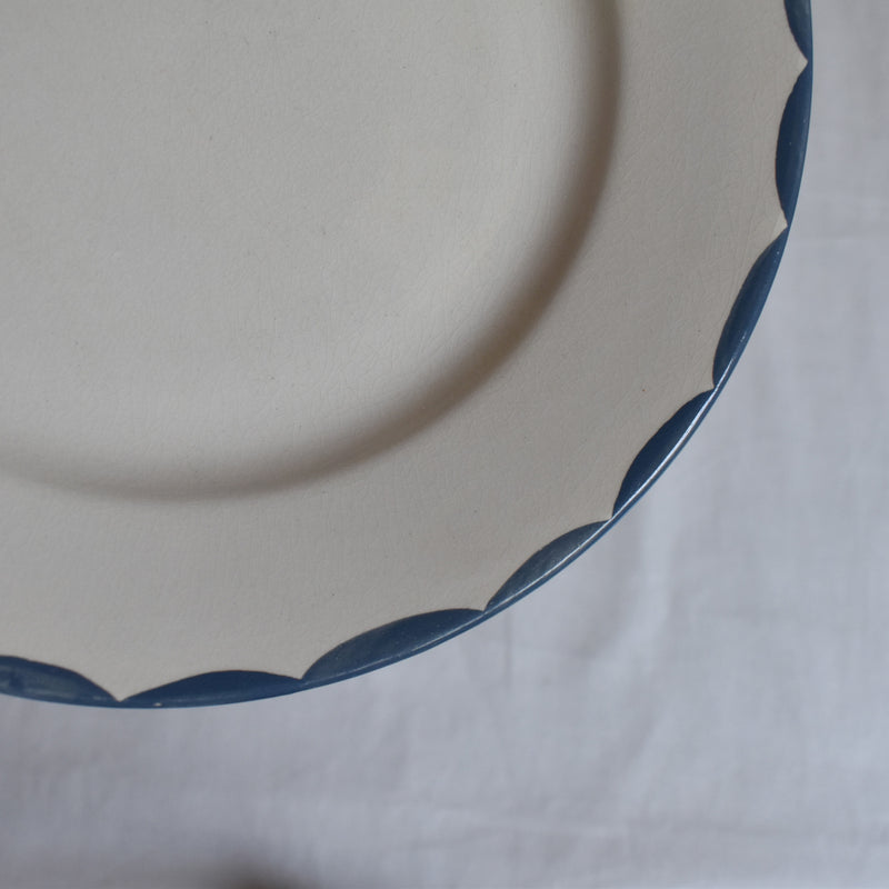 Antique dessert plate Sarreguemines Musset B