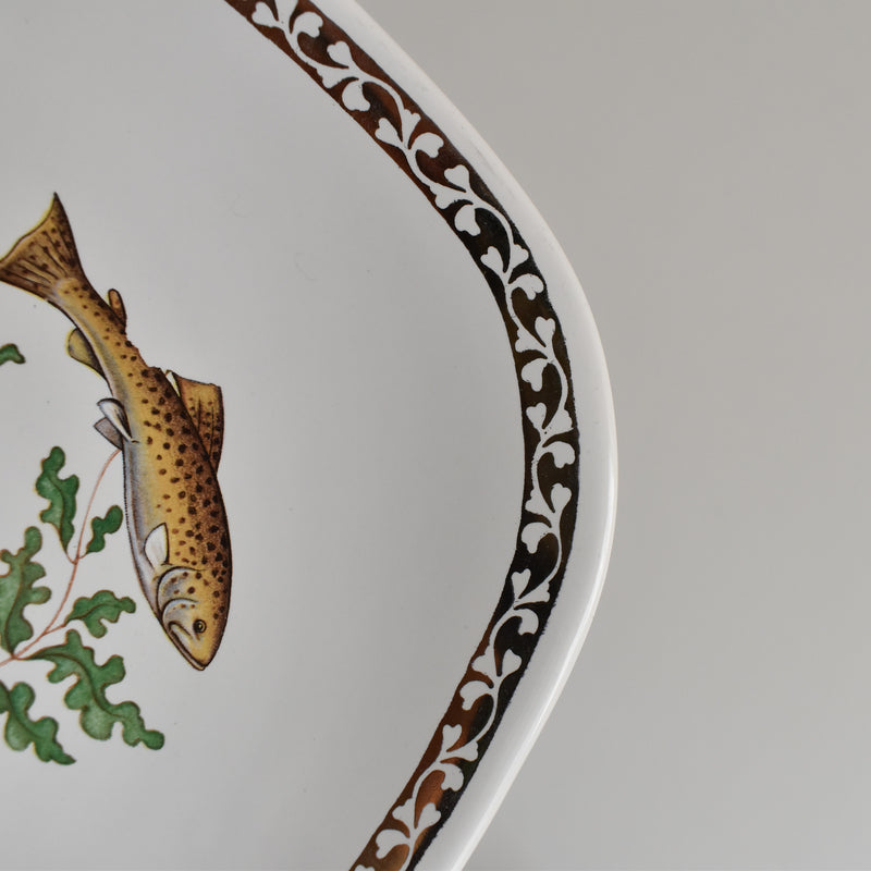 Vintage Plate: Longchamp Poisson Truite (Trout)