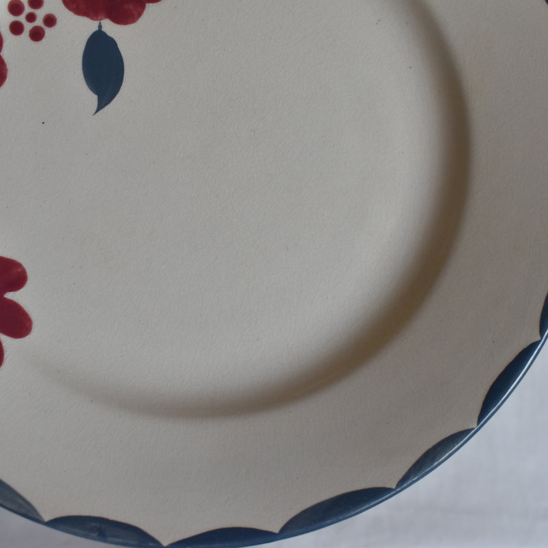 Antique dessert plate Sarreguemines Musset B