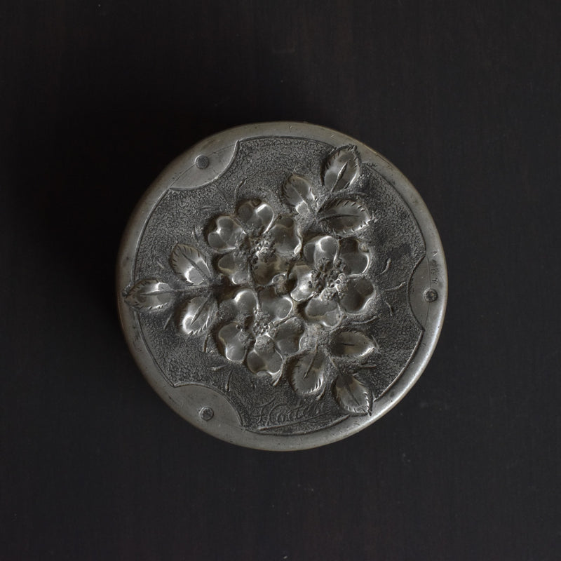 Antique Pewter Box Cortesi