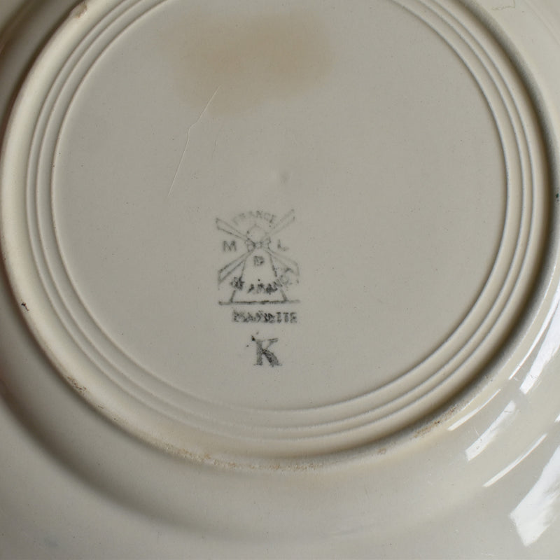Vintage Plate Saint-Amand/Moulin des Loups Mariette A