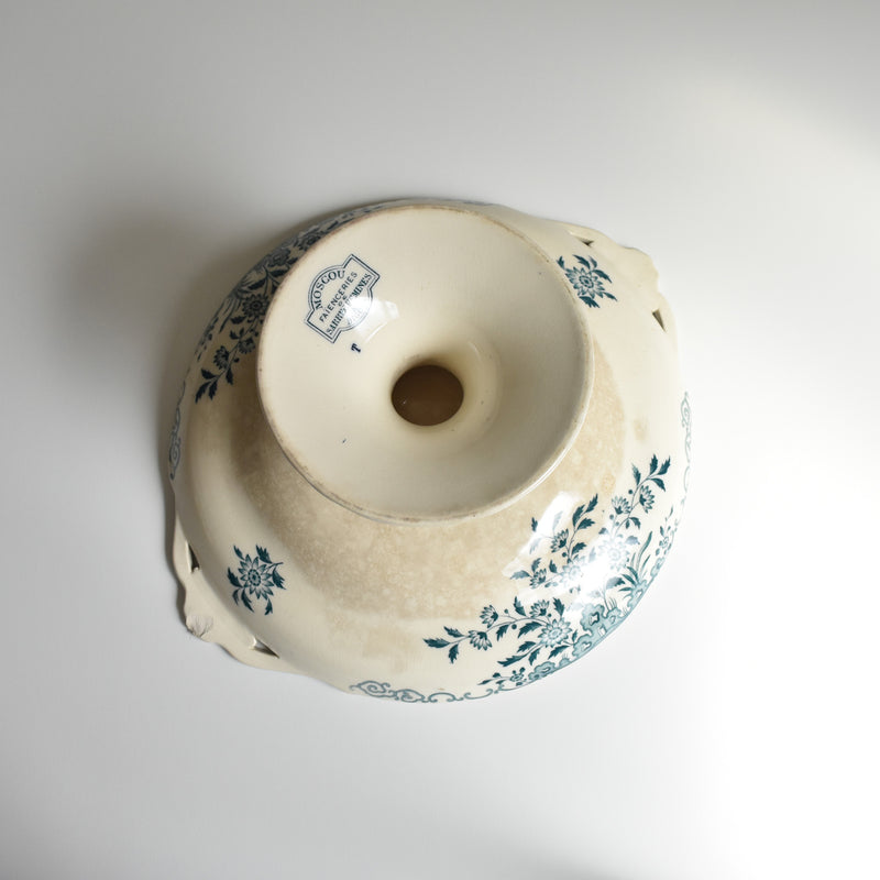 Antique Compotier Sarreguemines Moscou