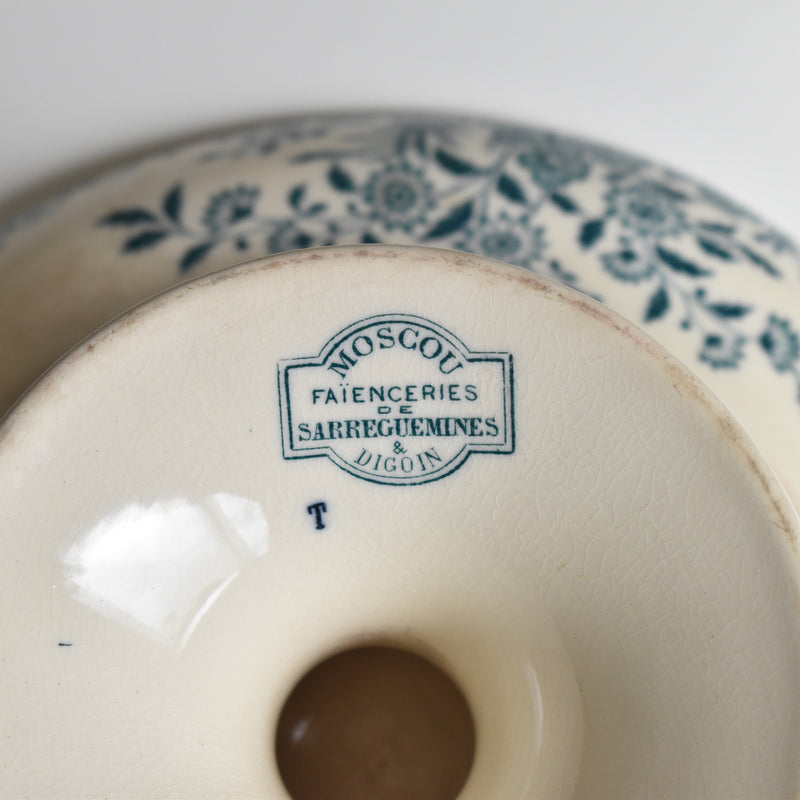 Antique Compotier Sarreguemines Moscou