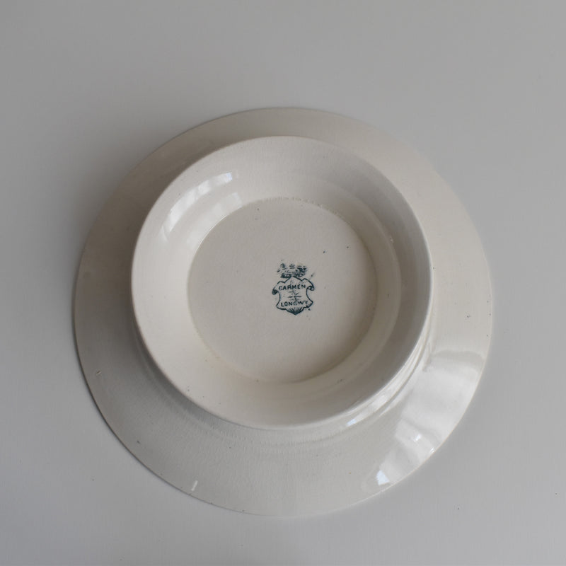 Antique Pedestal Plate Lonwy Carmen