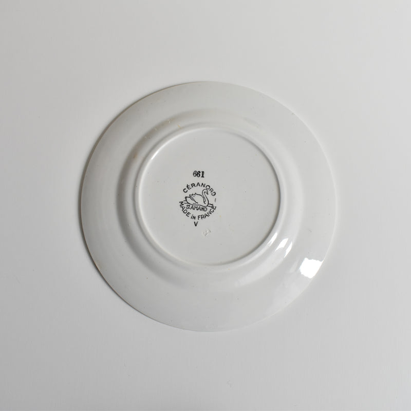 Vintage Dessert Plate Ceranord (Saint-Amand) 661 G