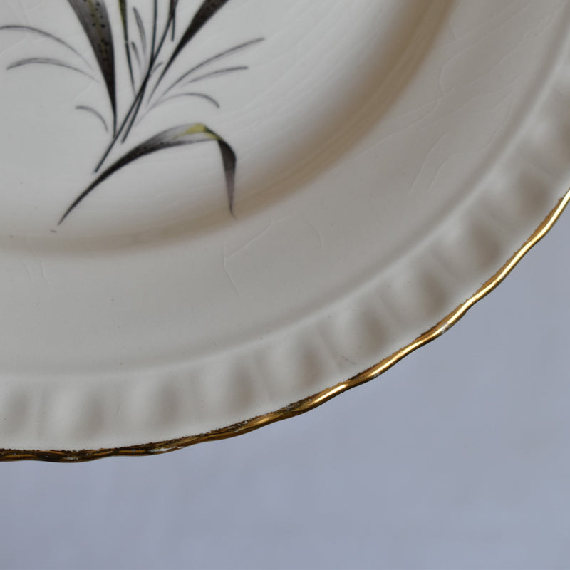 Vintage Dessert Plate Gien Tulipes F