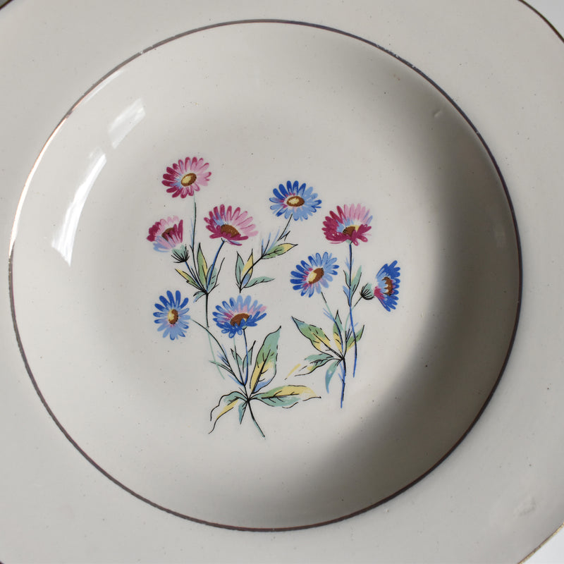 Vintage Deep Plate Digoin & Sarreguemines Christine E