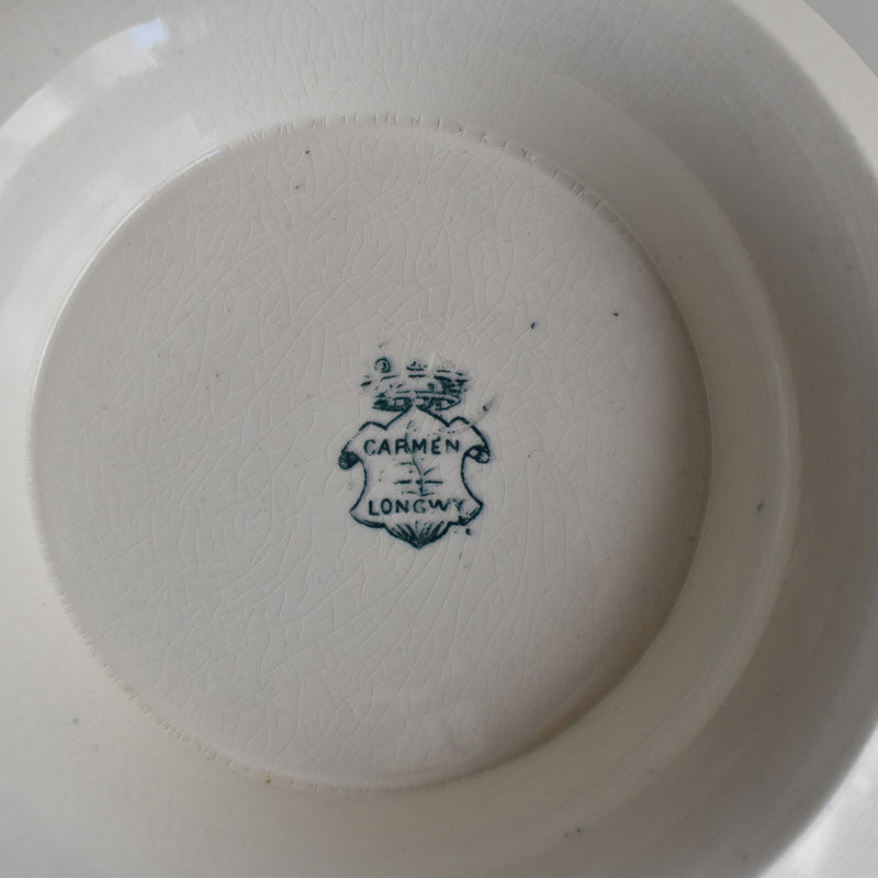 Antique Pedestal Plate Lonwy Carmen