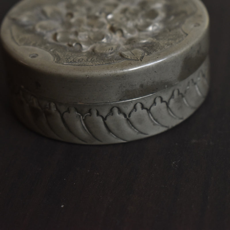 Antique Pewter Box Cortesi