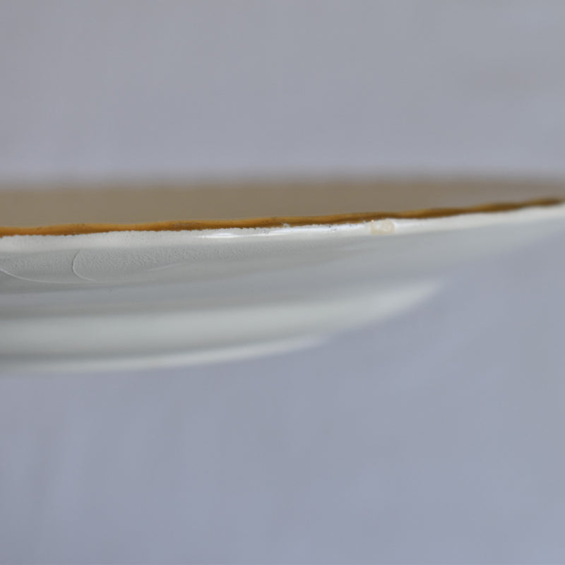 Vintage Dessert Plate Gien Tulipes F