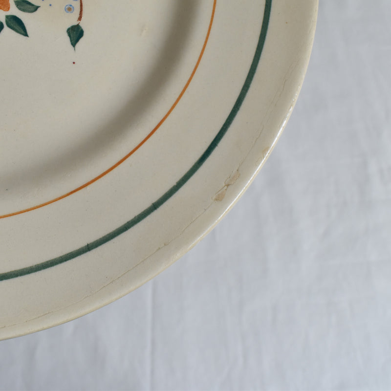 Vintage Plate Saint-Amand/Moulin des Loups Mariette A