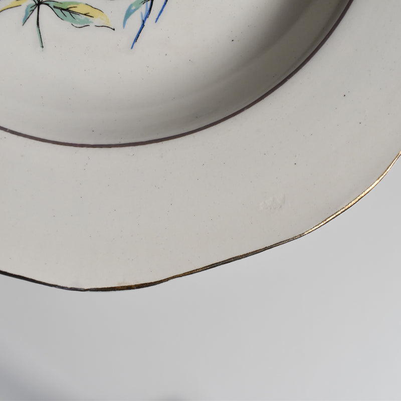 Vintage Deep Plate Digoin & Sarreguemines Christine E