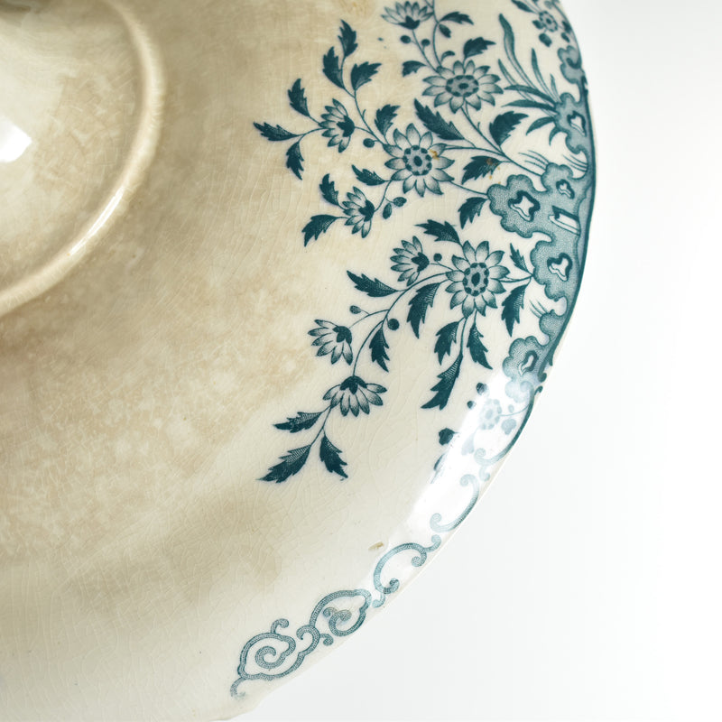 Antique Compotier Sarreguemines Moscou