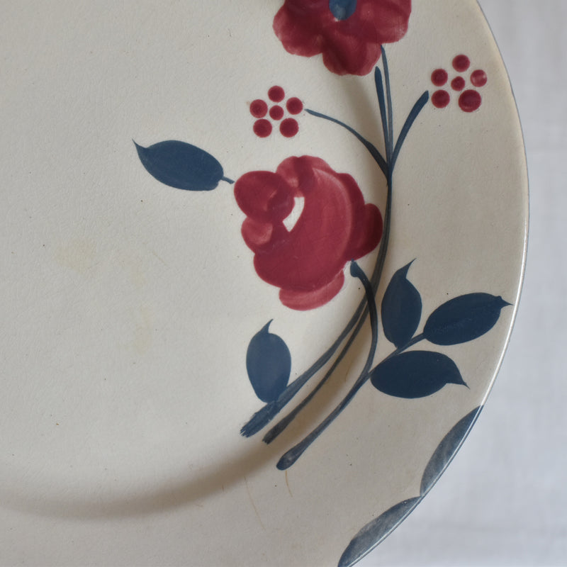Antique Dessert Plate "Saran Musset C"