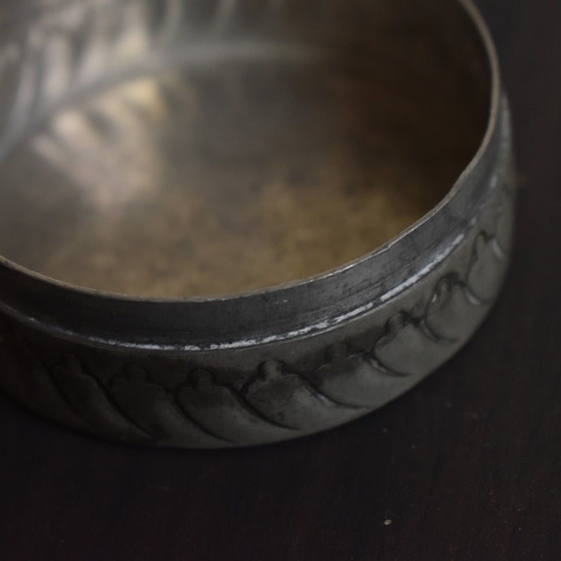 Antique Pewter Box Cortesi