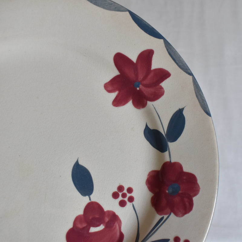Antique Dessert Plate "Saran Musset C"