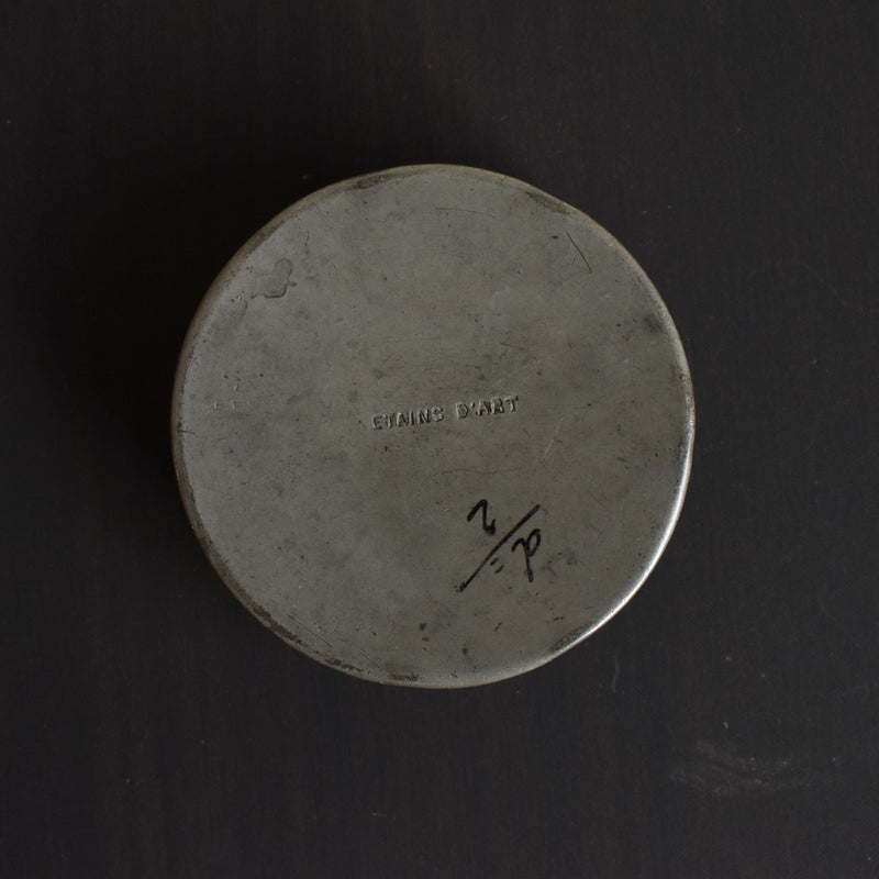 Antique Pewter Box Cortesi