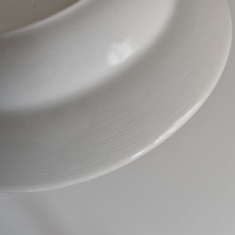 Vintage Deep Plate Digoin & Sarreguemines White C