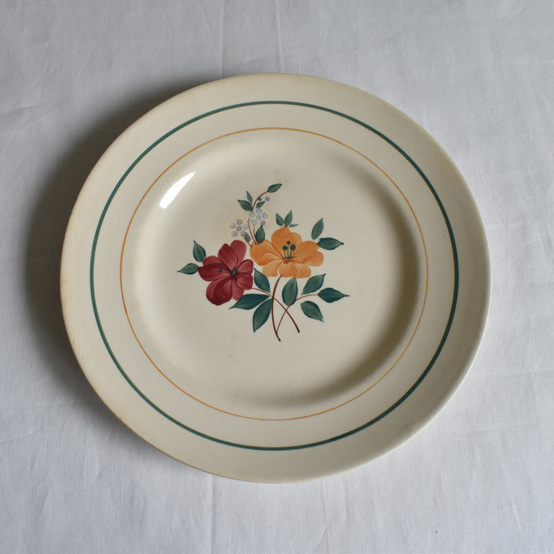 Vintage plate, Saint-Amand / Moulin des Loups, Mariette B