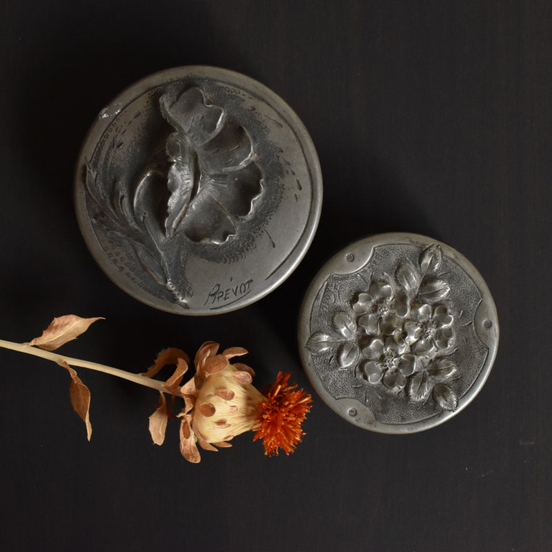 Antique Pewter Box Cortesi