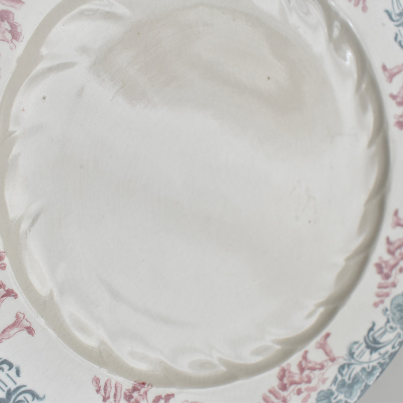Antique Pedestal Plate Lonwy Carmen