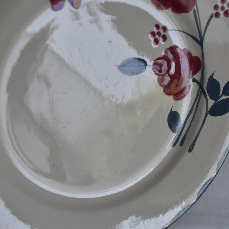 Antique Dessert Plate "Saran Musset C"