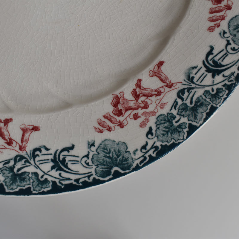 Antique Pedestal Plate Lonwy Carmen