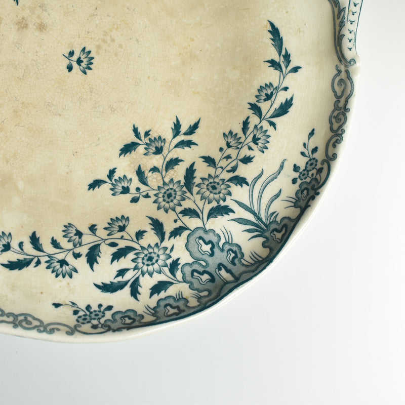 Antique Compotier Sarreguemines Moscou