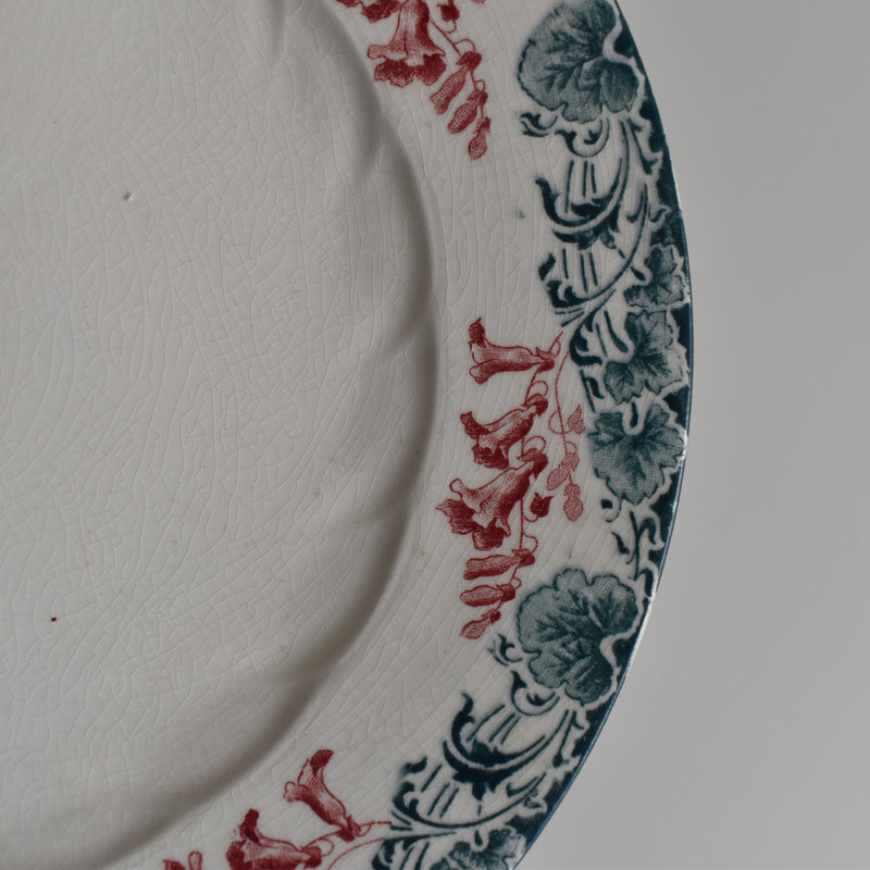 Antique Pedestal Plate Lonwy Carmen