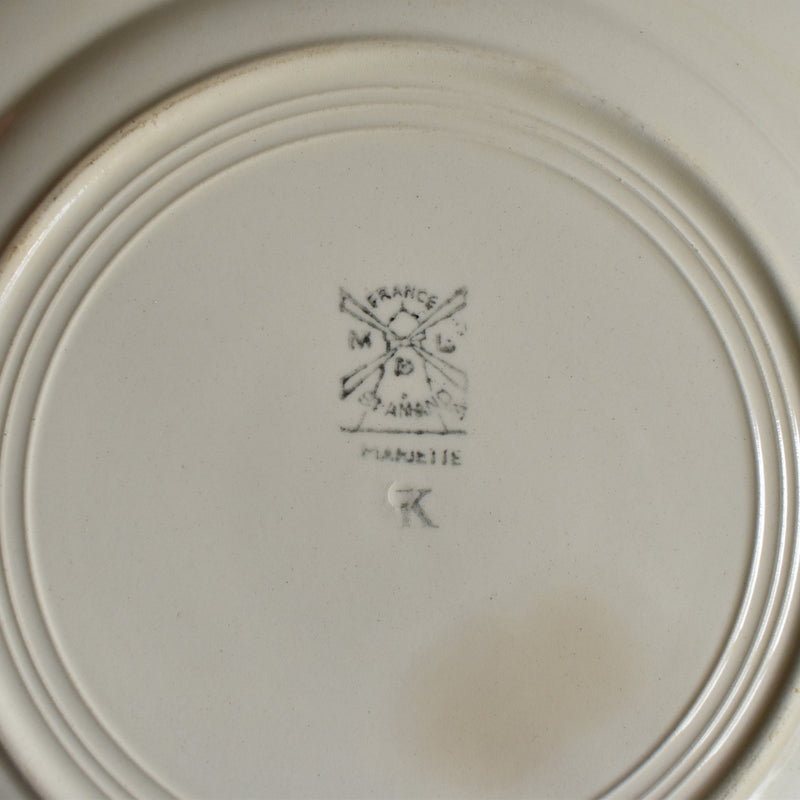 Vintage plate, Saint-Amand / Moulin des Loups, Mariette B